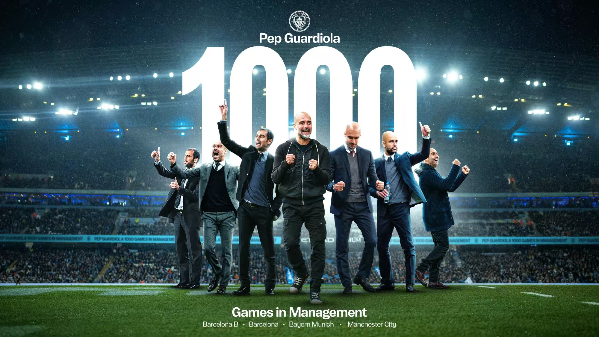 Un traguardo da mille partite: l'evoluzione tattica di Guardiola